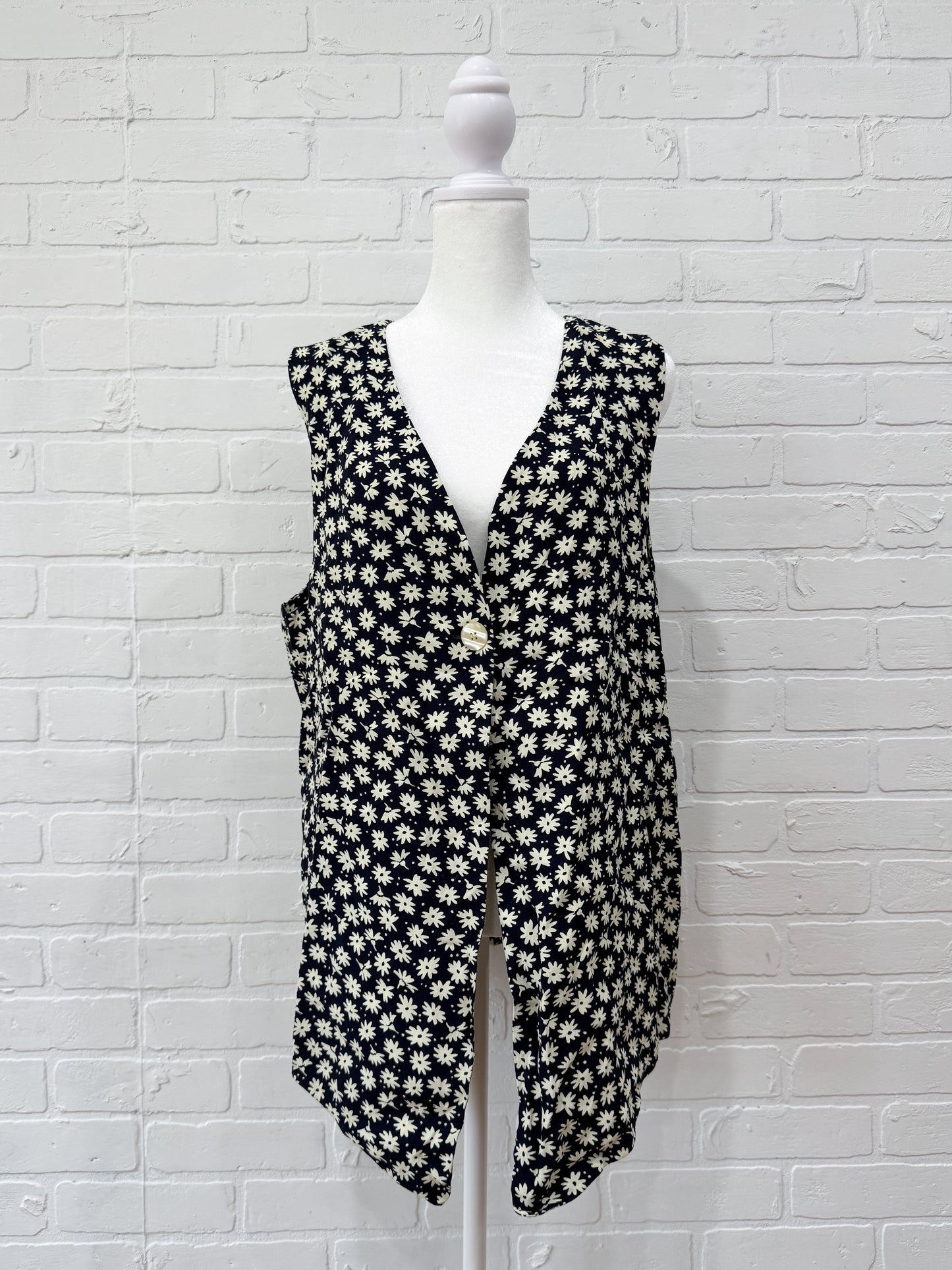 Express floral vest - L