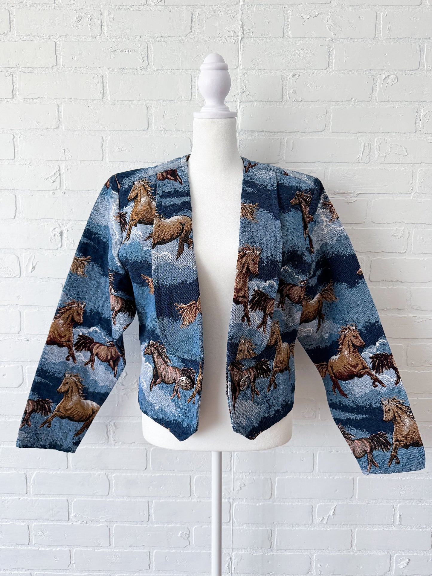 Horse tapestry jacket - L