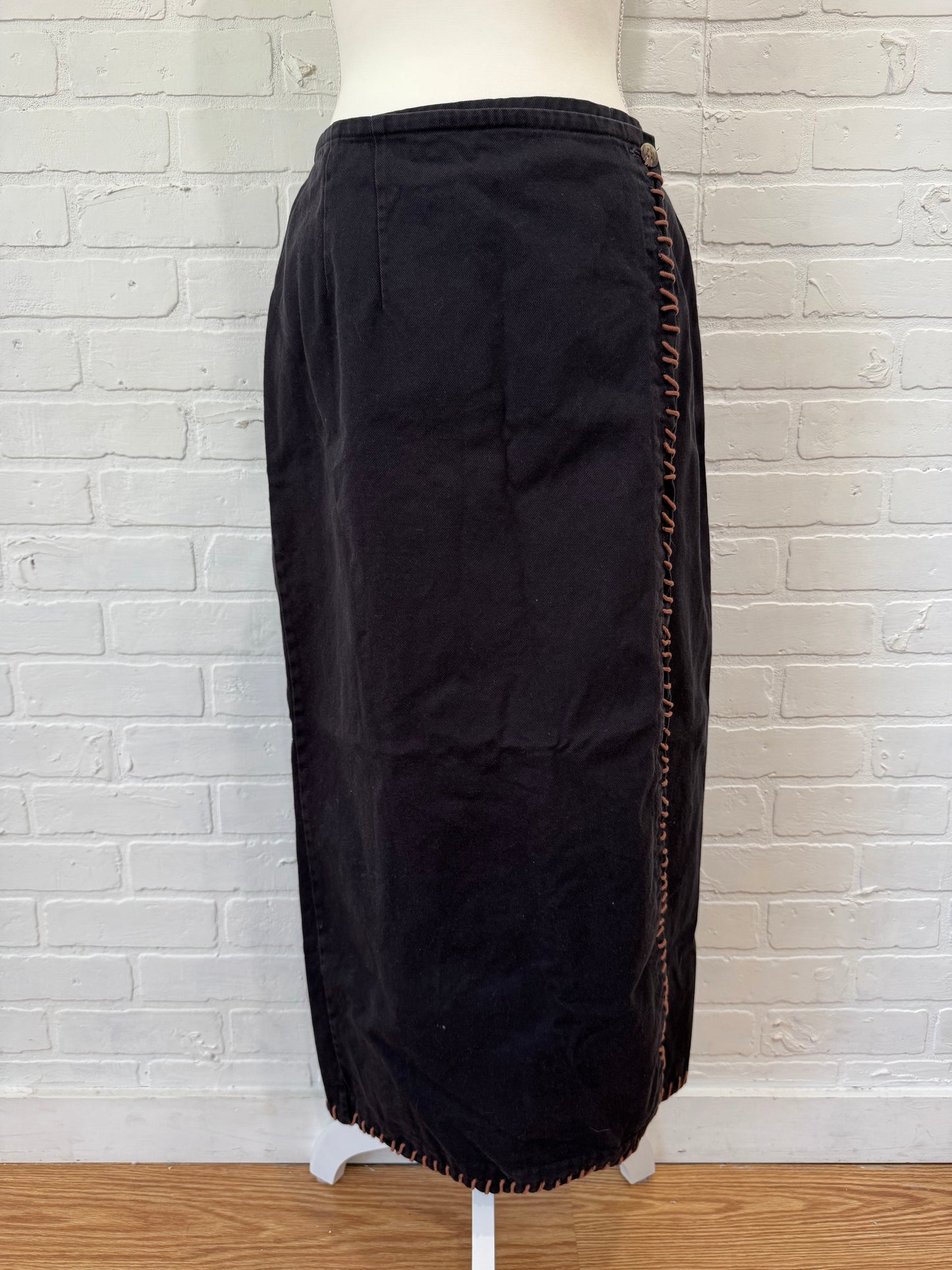 Wranglers stitched denim skirt - 10