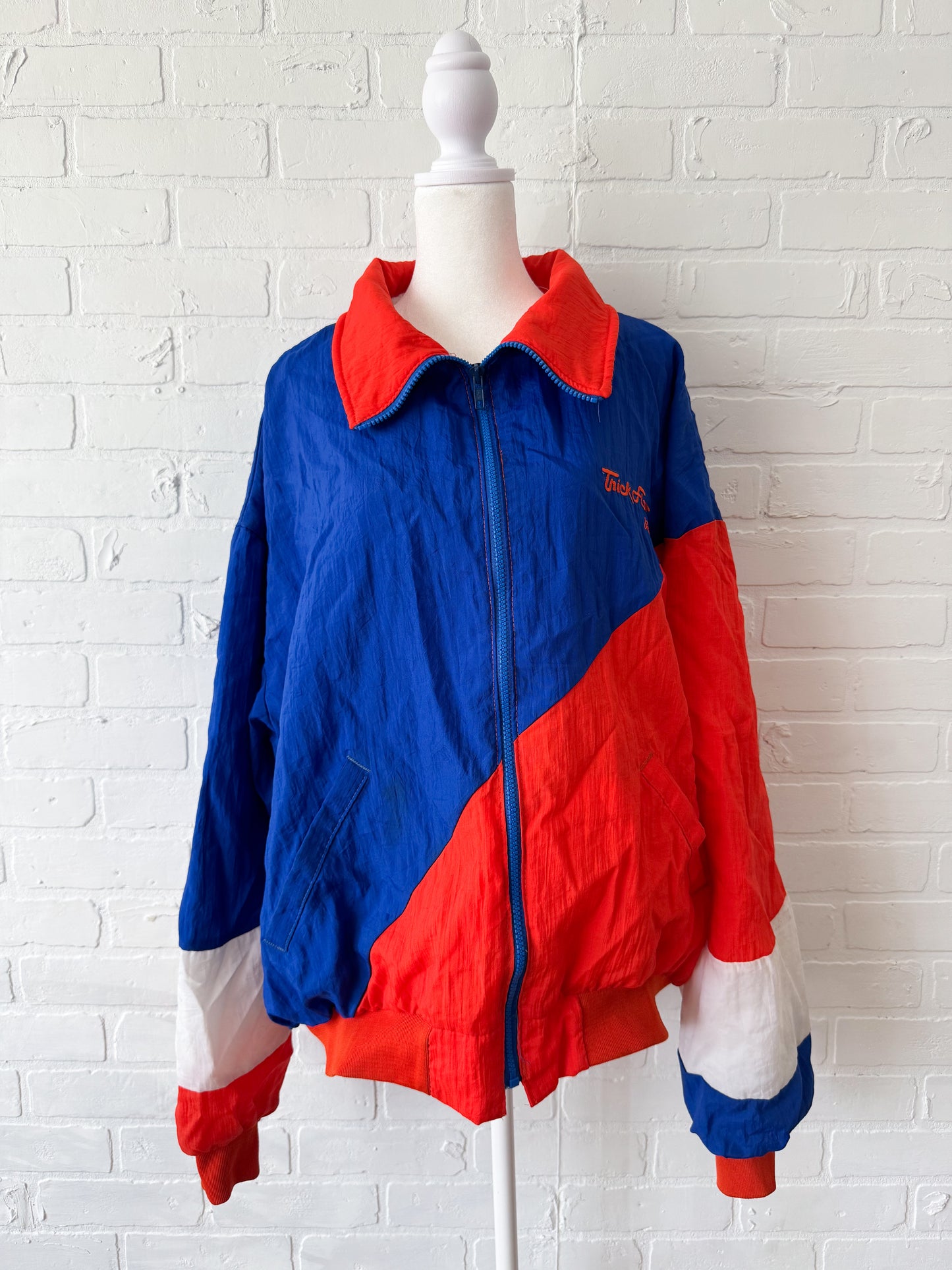 Vintage trick flow racing windbreaker - xxl