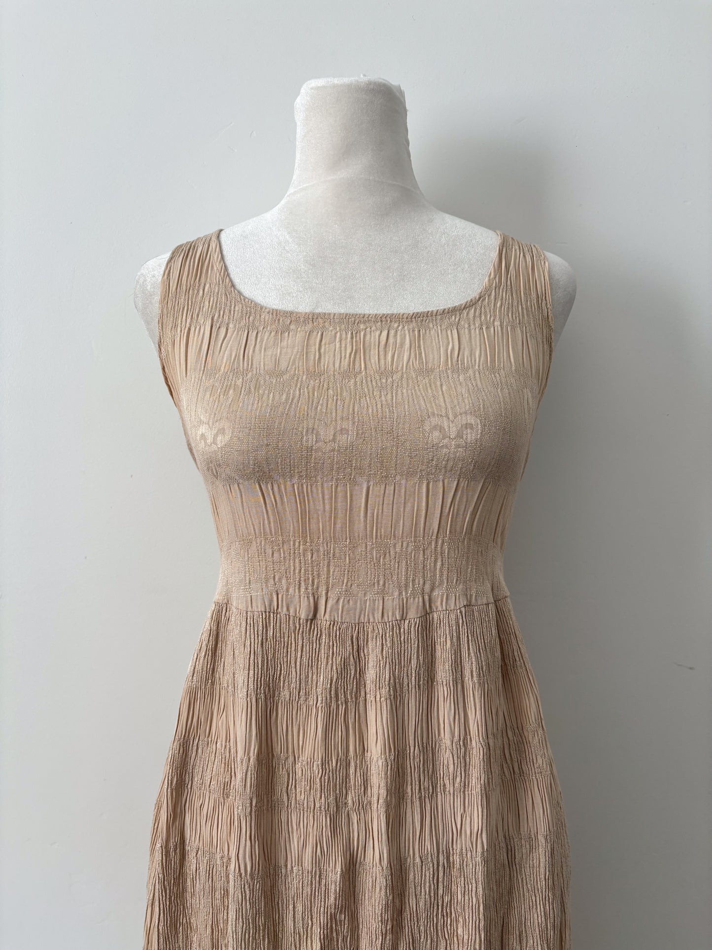MG apparel beige dress - m