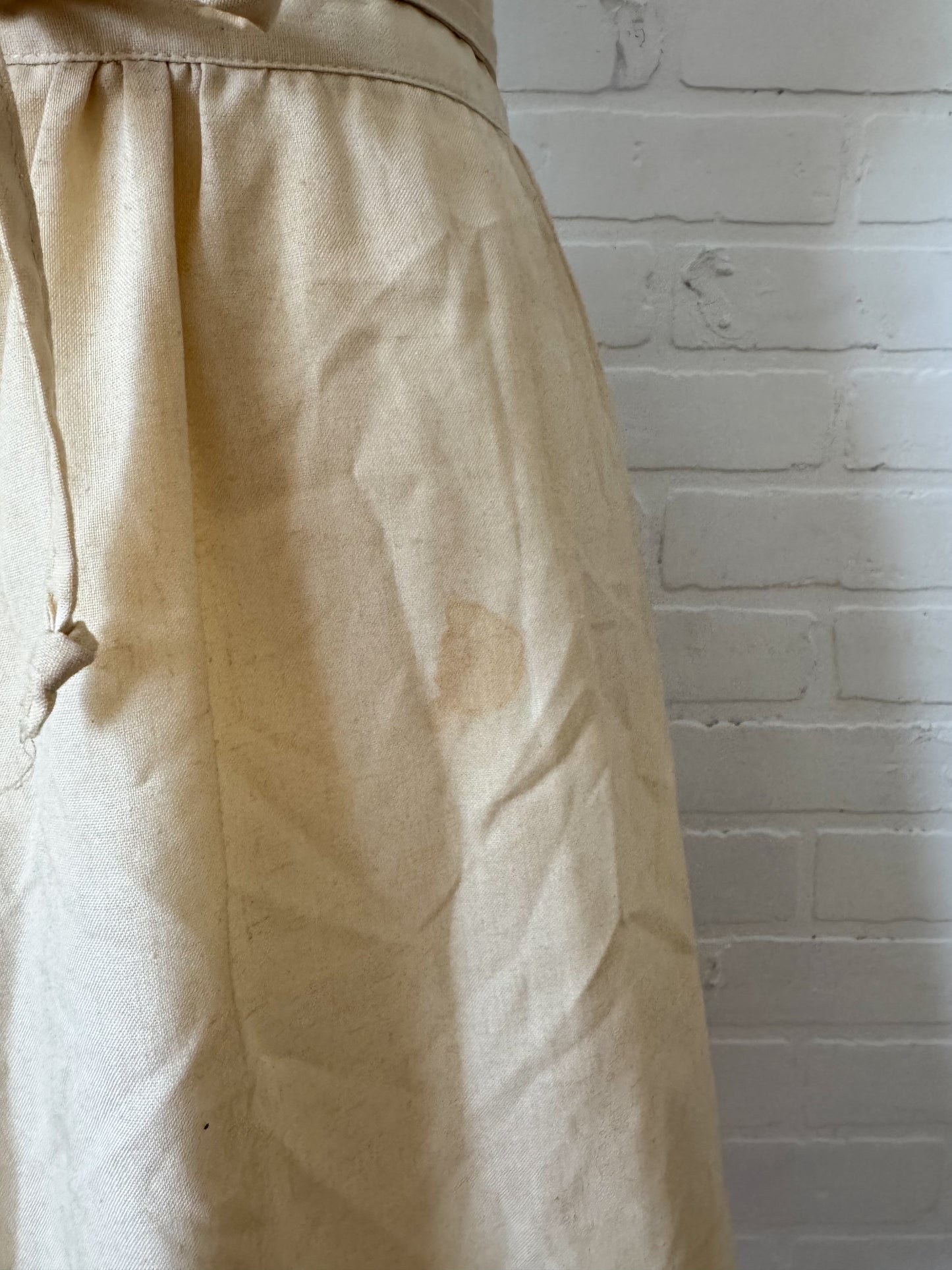 Butter yellow wrap skirt - s