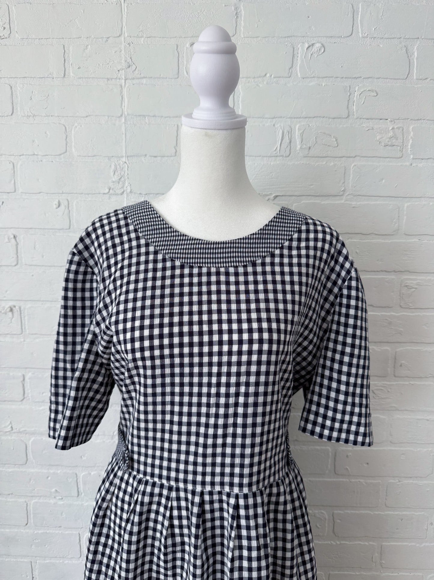 Gingham dress - L