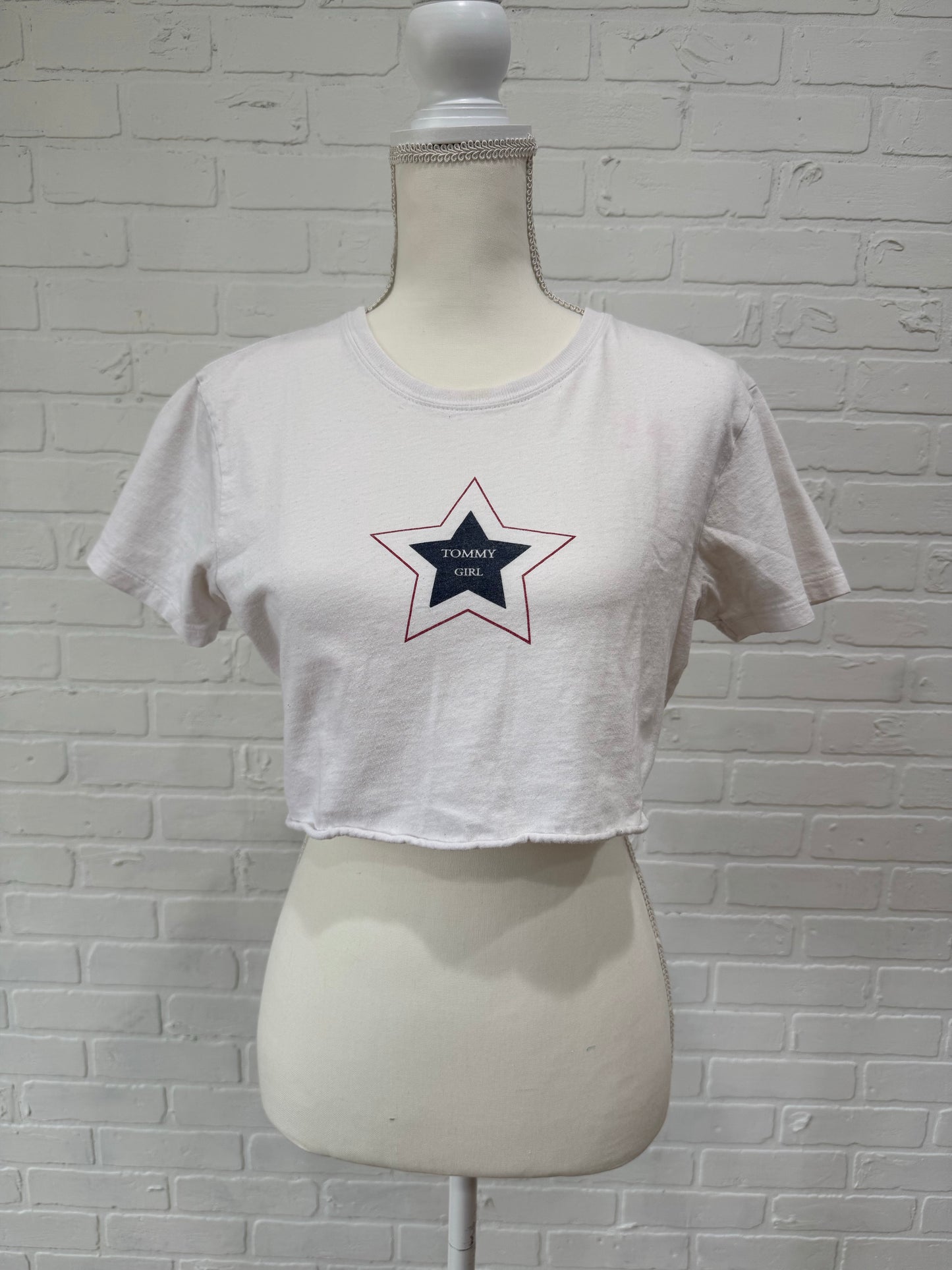 Tommy girl cropped tee - s