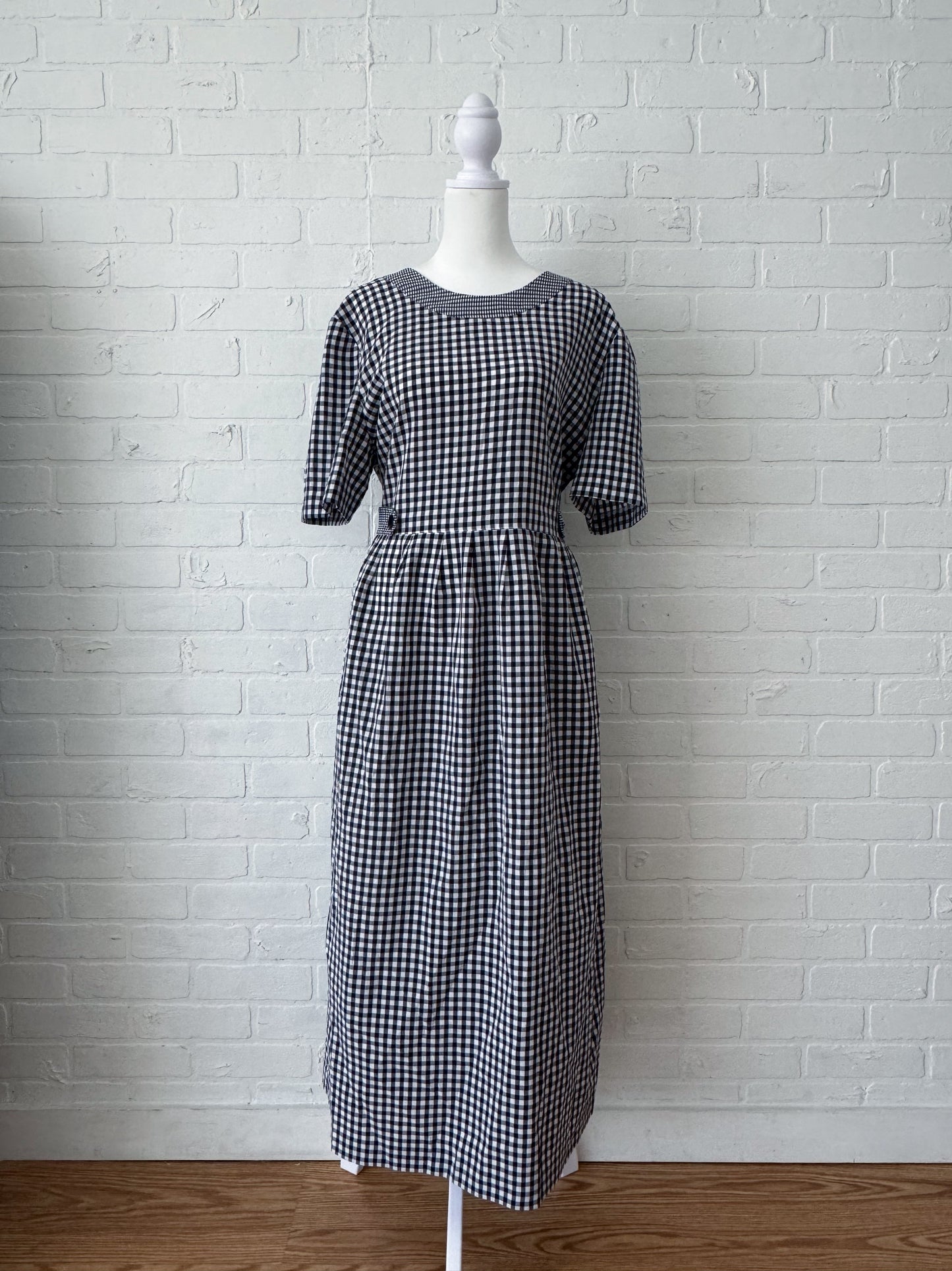 Gingham dress - L