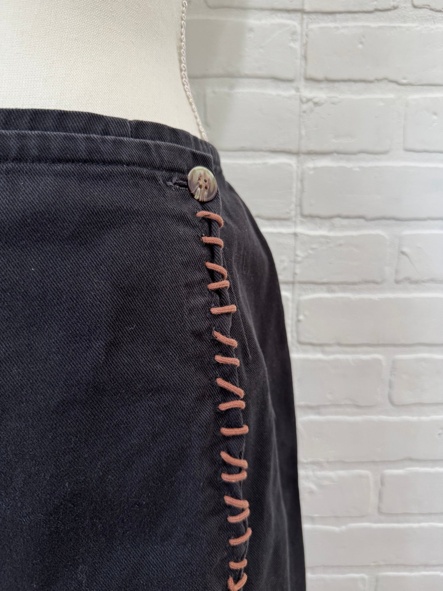 Wranglers stitched denim skirt - 10