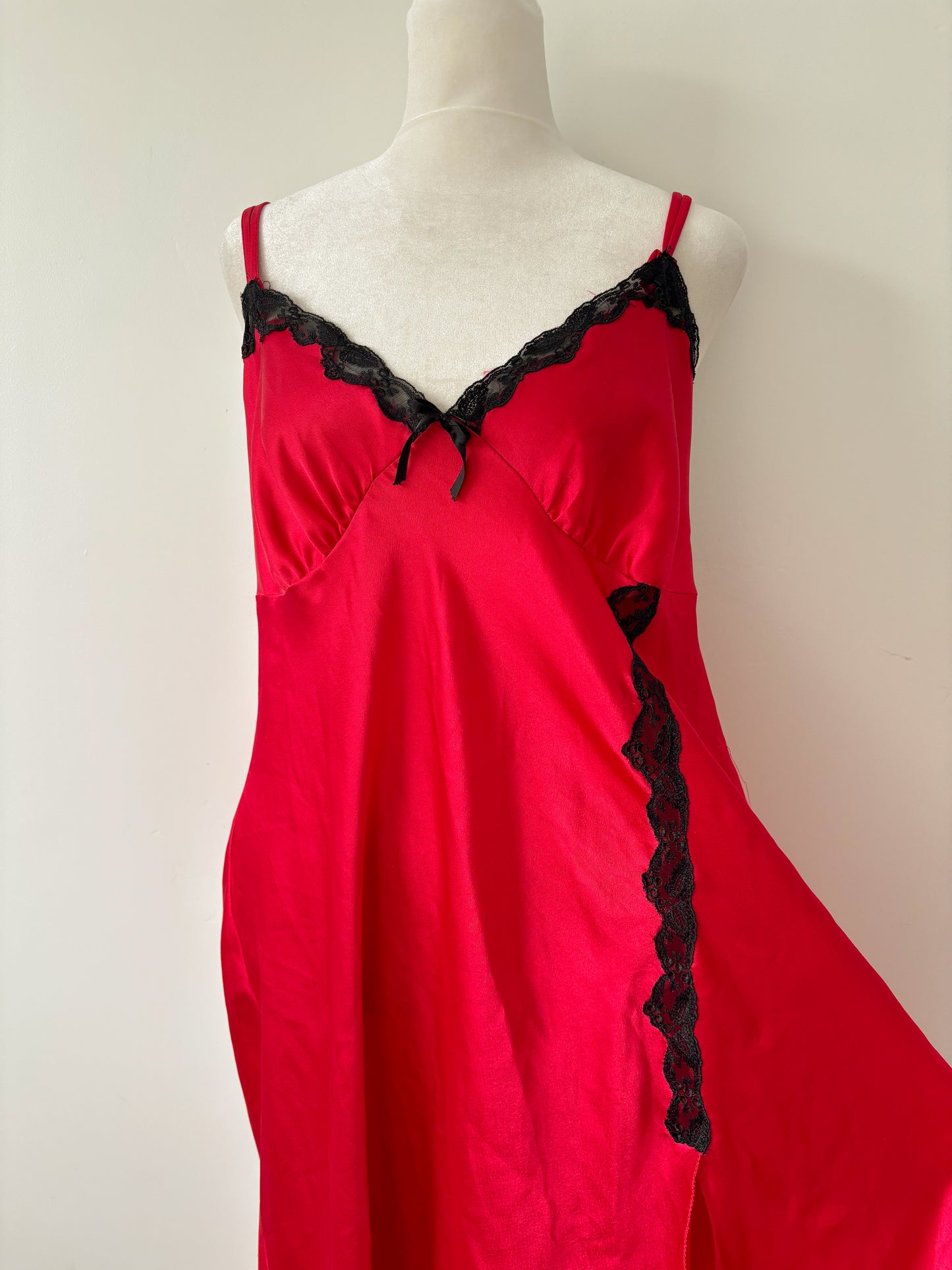 Red slip dress-XL