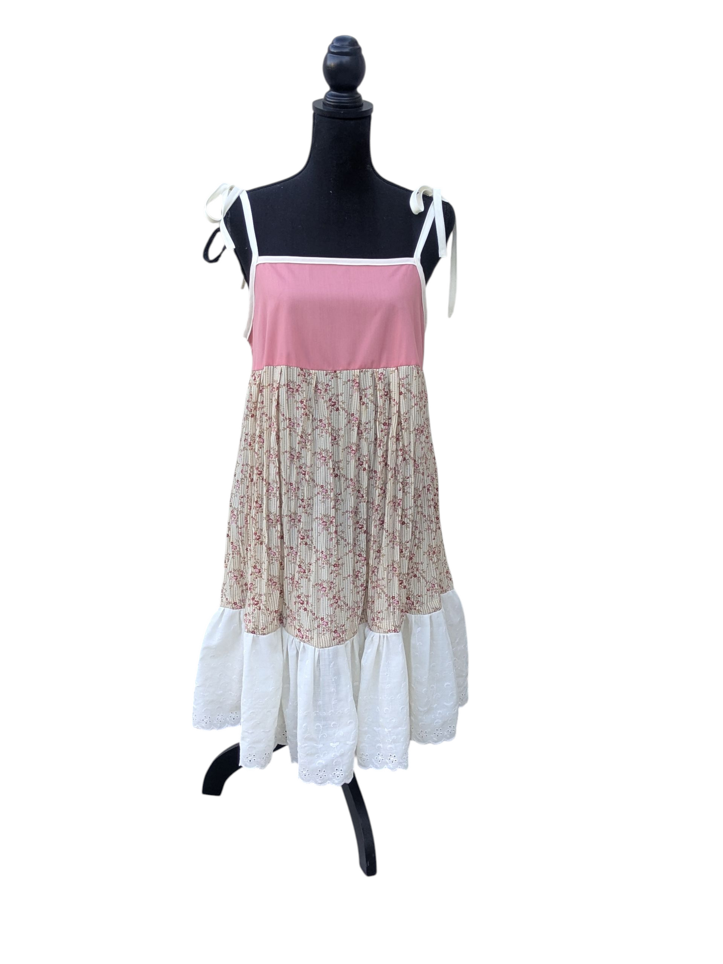 Pink Layered Dress - Medium