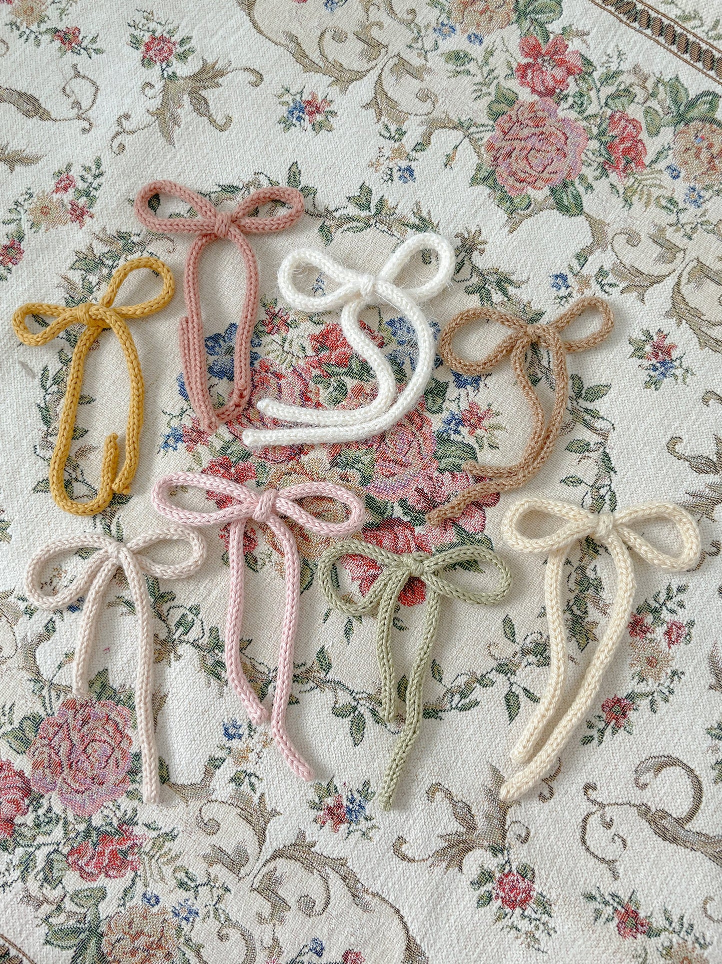 Knit Hair Bows