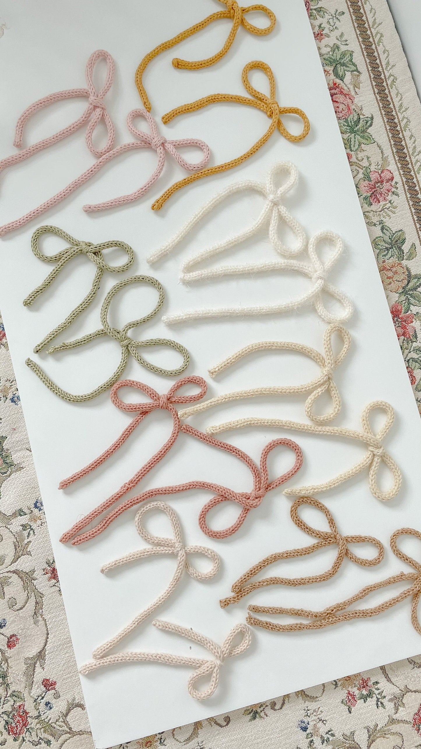 Knit Hair Bows
