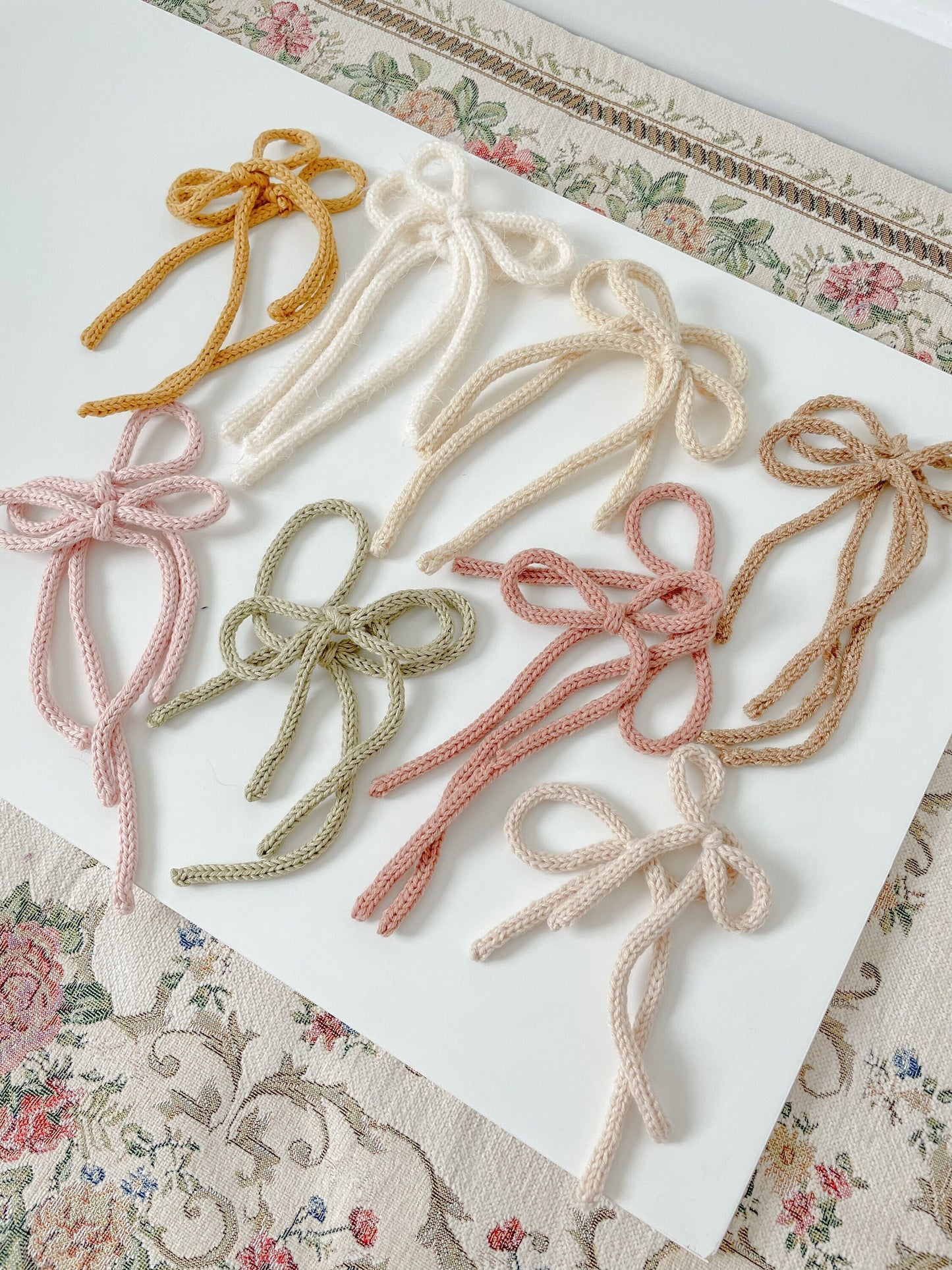 Knit Hair Bows