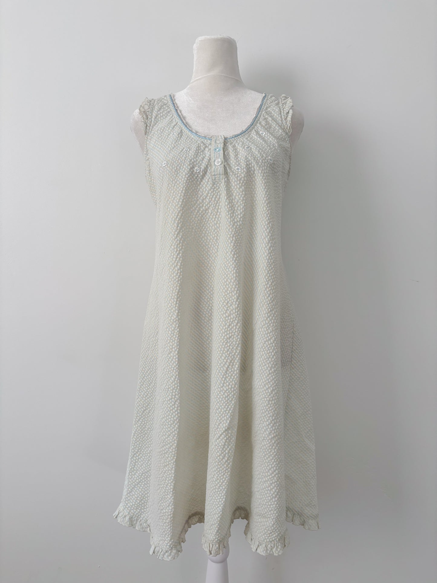 Green & blue miss Elaine nightgown-S