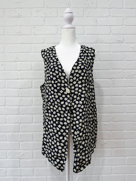 Express floral vest - L