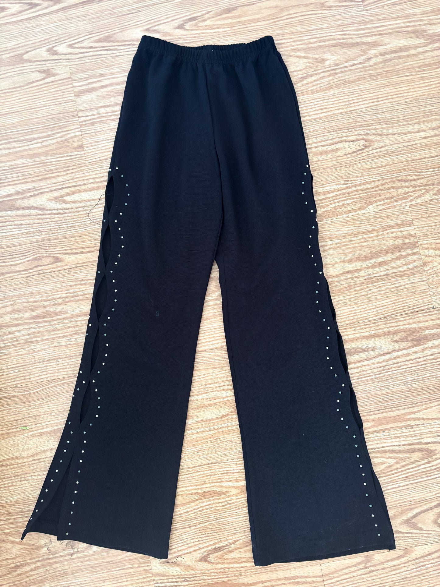 Side cutout pants-S