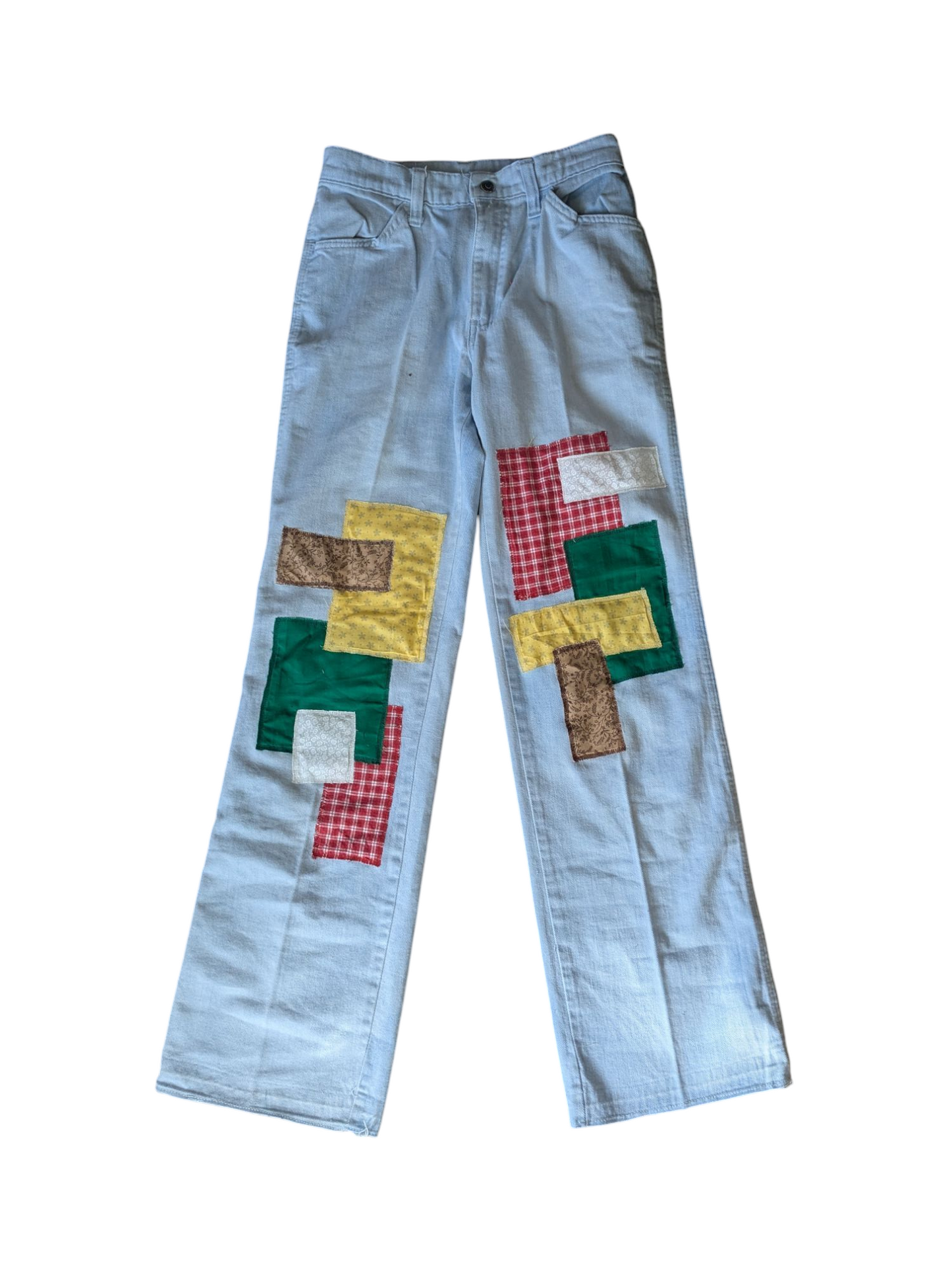 Patchwork Color Block Pocket Levi’s-Size 4