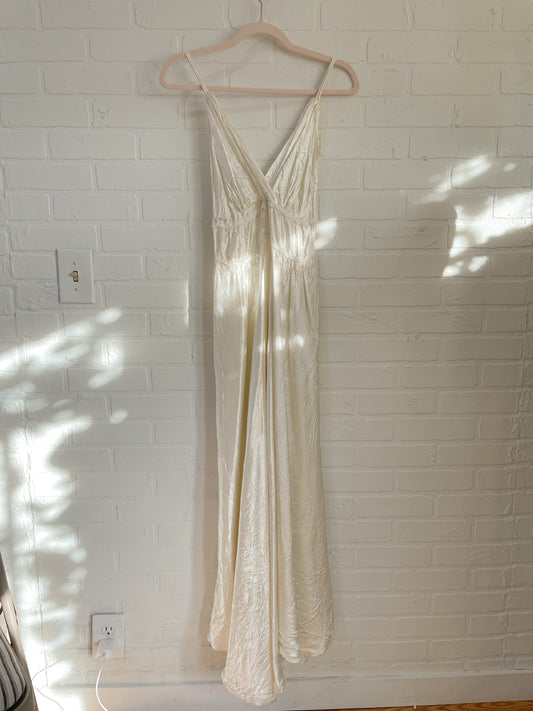 Vtg Handmade Wedding Gown-Small