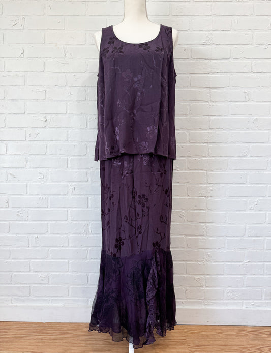 Violet skirt set -M