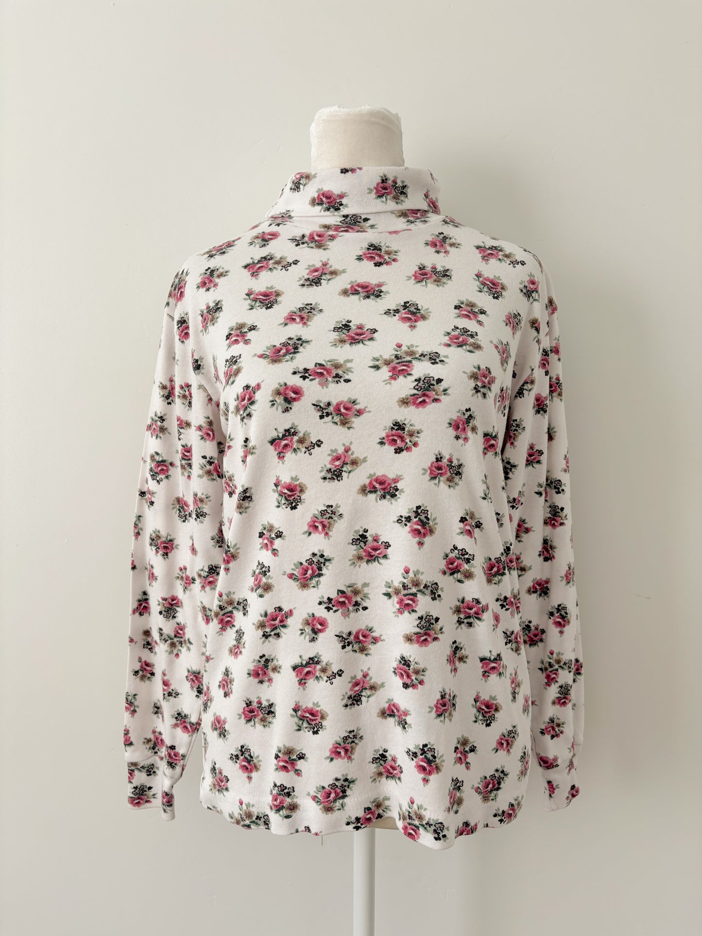 Floral turtleneck - s