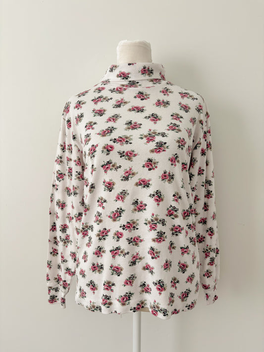 Floral turtleneck - s