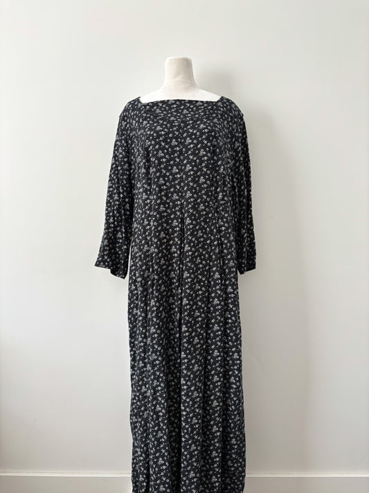 Black floral dress - 18w