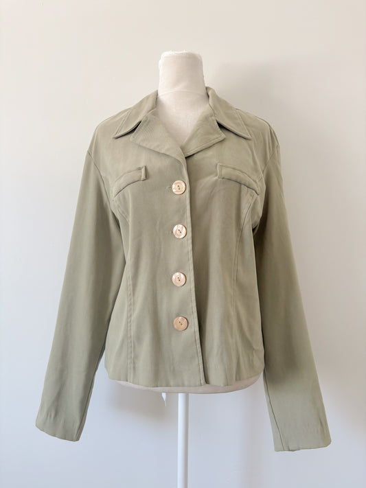 Green blazer - m