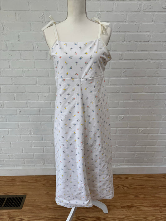 White floral romper
