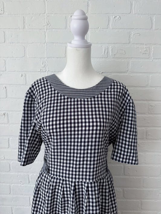 Gingham dress - L