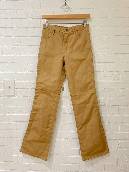 Brown Flare Wranglers-XS
