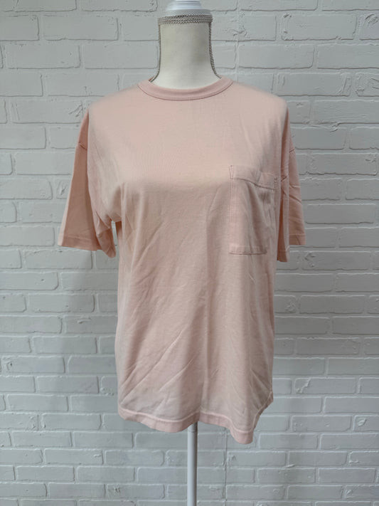 Favorites pink pocket tee - L