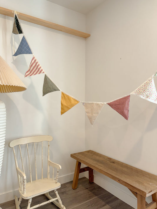 Cottagecore Triangle Banner