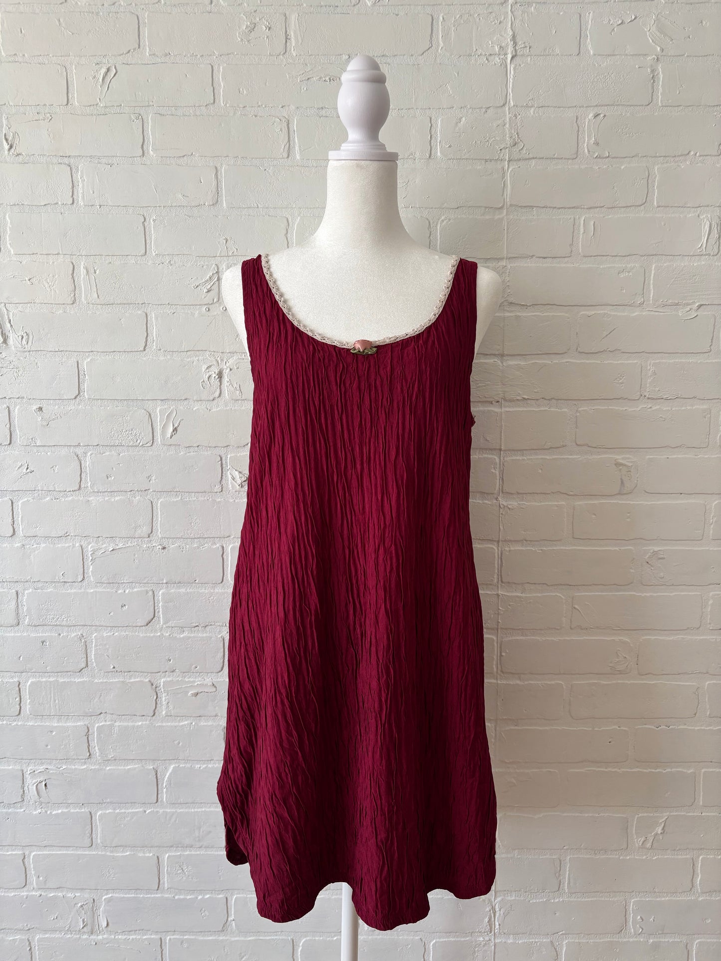 Maroon mini dress - m