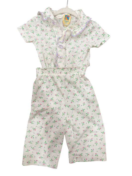 Baby Purple trim 2 piece set - 12m