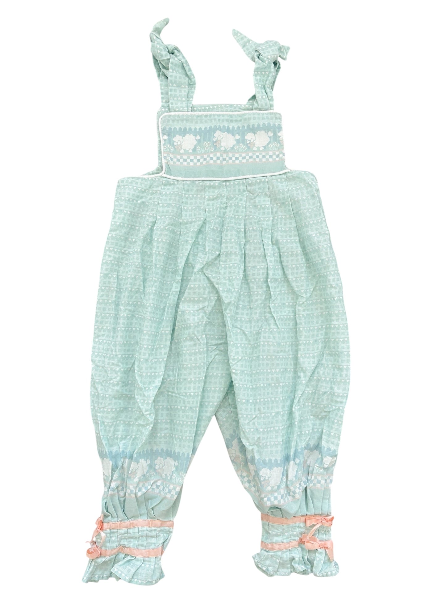 Baby blue sheep overalls