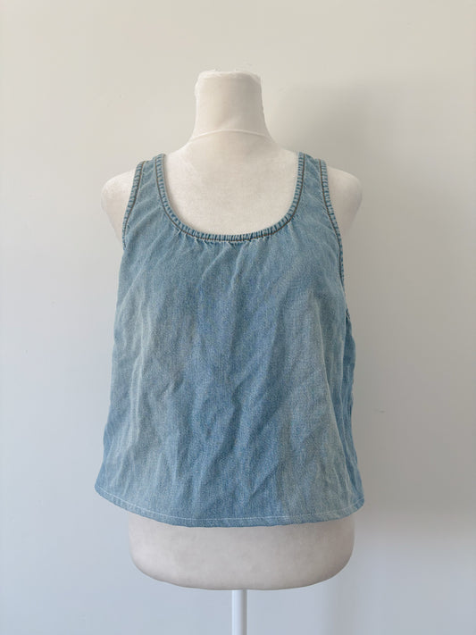 Denim loose top - 10