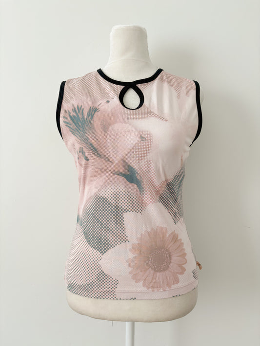 Pink kenesis top - m