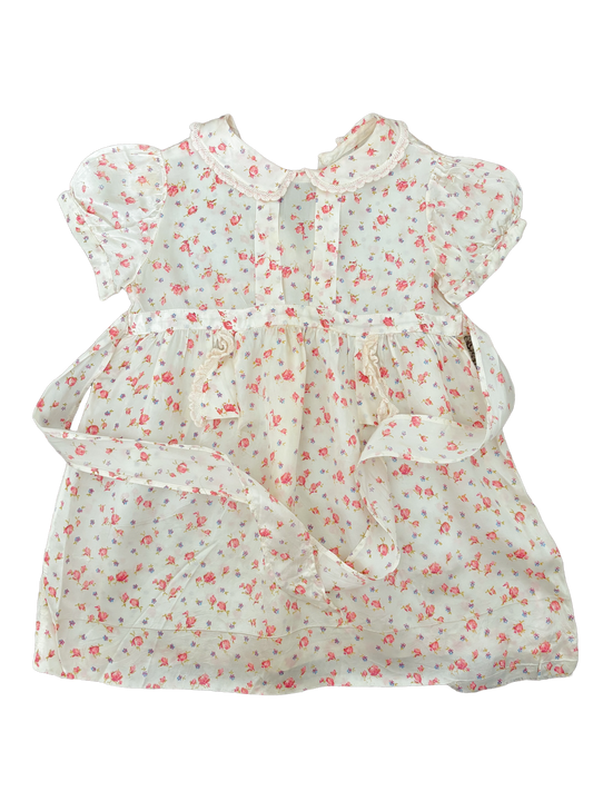 Baby silky floral dress