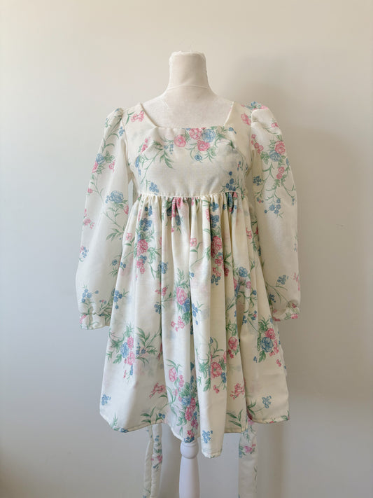 Handmade elastic waist dress-XS