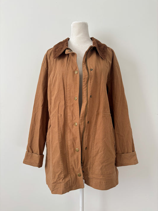 Brown chore coat-M